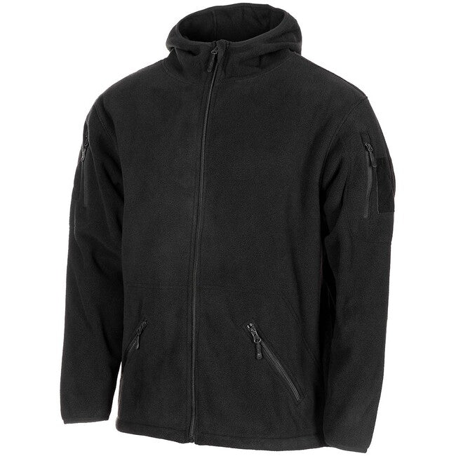 MFH Μπουφάν Fleece Tactical, Μαύρο
