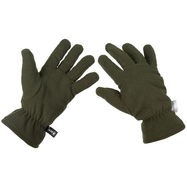MFH Γάντια Fleece με Μόνωση 3M™ Thinsulate™, OD green
