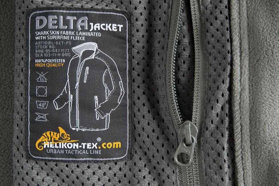 Helikon-Tex Delta SoftShell Shark Skin μπουφάν, μαύρο
