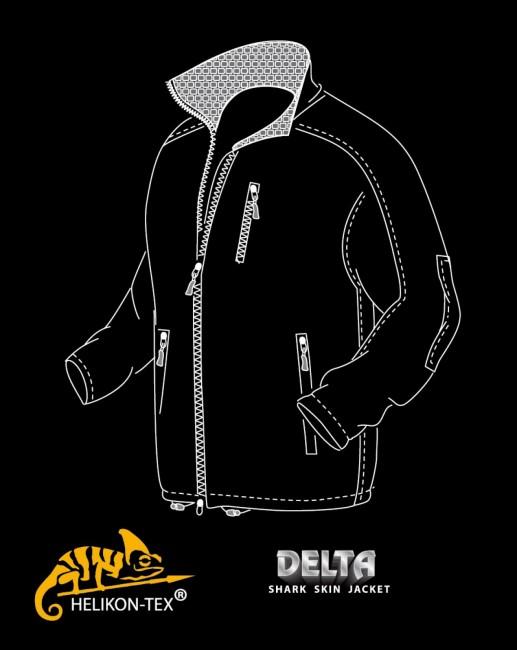 Helikon-Tex Delta SoftShell Μπουφάν Shark Skin, Coyote