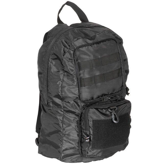 Fox Outdoor Σακίδιο Πλάτης Πτυσσόμενο, Μαύρο