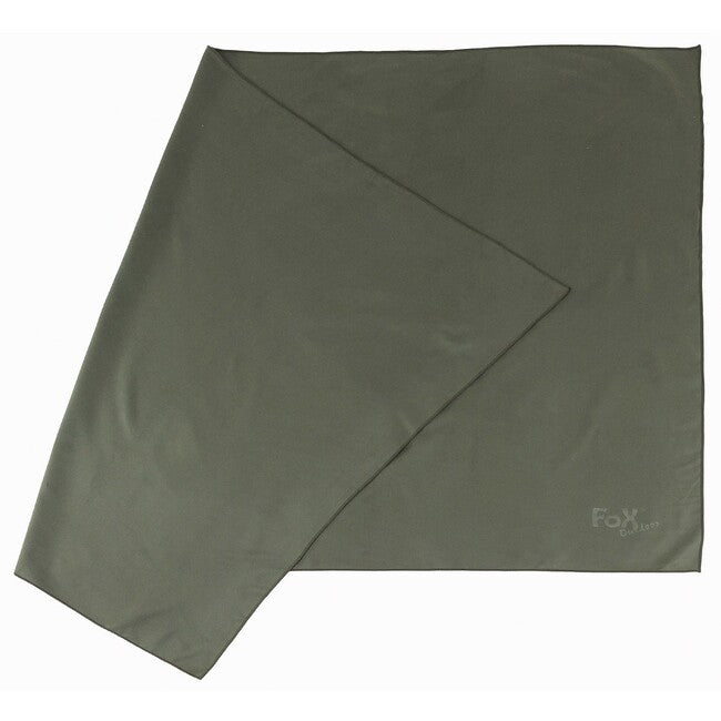 Fox Outdoor "Quickdry" Πετσέτα Ταξιδίου Μικροΐνα, OD zelená, cca 130 x 80 cm