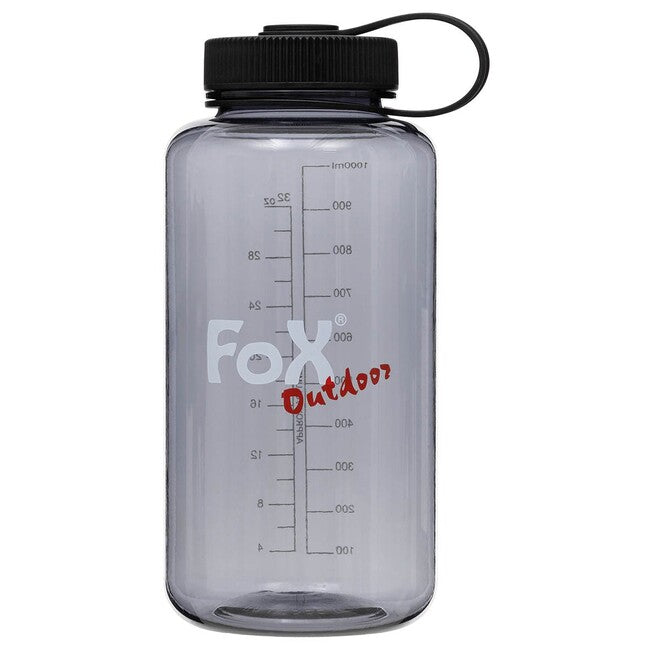 Fox Outdoor Tritan Μπουκάλι Νερού με Φαρδύ Στόμιο 1L, γκρι