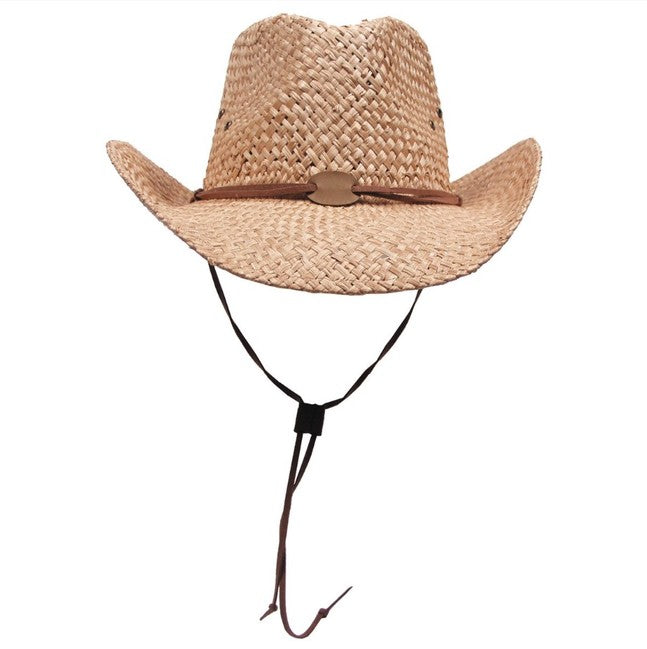 Fox Outdoor Ψάθινο Καπέλο με Κορδόνι