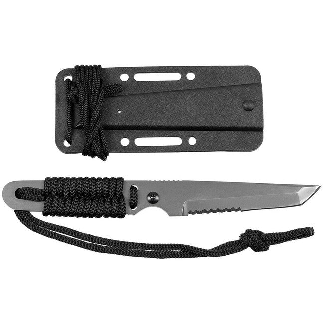 Fox Outdoor Action I Μαχαίρι, Μαύρο, Περιτυλιγμένη Λαβή, με Θήκη