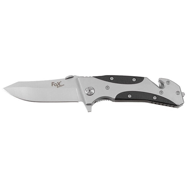 Fox Outdoor Jack Μαχαίρι Μονόχειρο, Μεταλλική Λαβή, Πλαστικές Θήκες