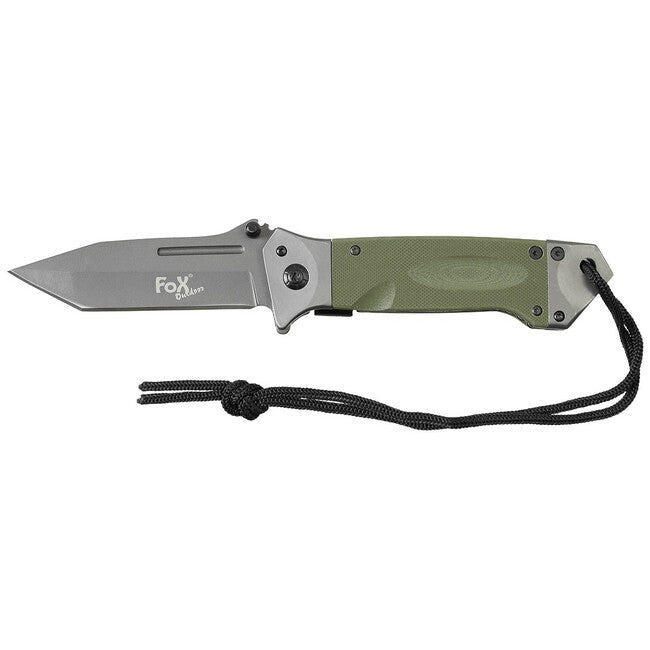 Fox Outdoor Jack Μαχαίρι Μονόχειρο, OD green, Λαβή G10