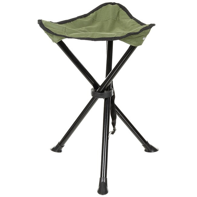 Fox Outdoor Σκαμνί Αναδιπλούμενο Τρίποδο, OD green