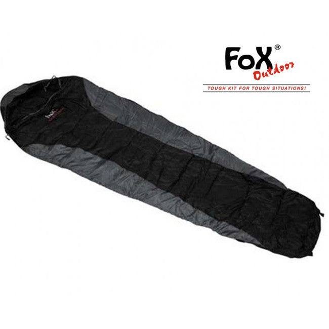 Fox Mumia Σάκος Ύπνου economic +/-0°C, μαύρο-γκρι