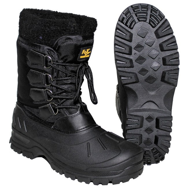 Fox Thermo Παπούτσια Trekking Ενδοθερμικά, Μαύρο
