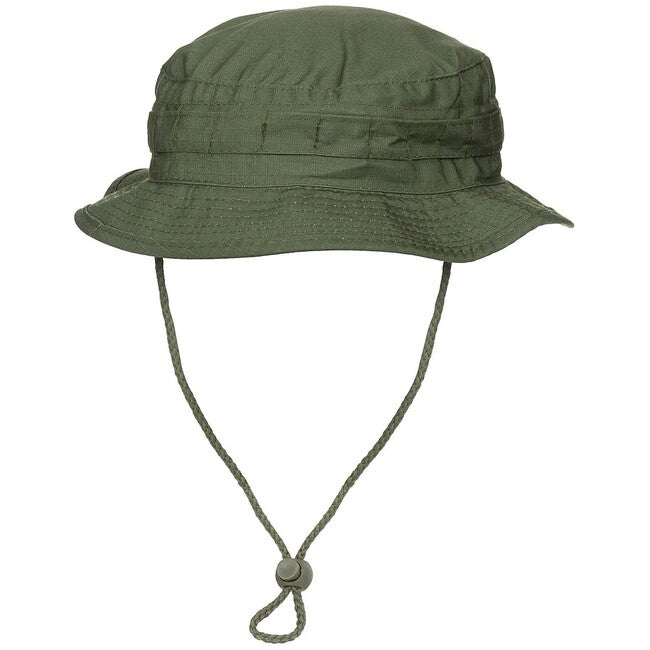 MFH GB Bush Καπέλο Rip Stop με Κορδόνι, OD green
