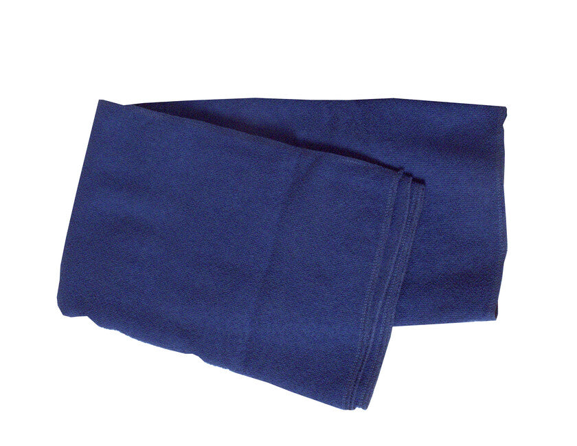 GearAid Microfiber Towel Πετσέτα από ασημί μικροΐνα με δίχτυ τσέπη και φλάνελα προσώπου Froté 75 x 120 cm, μπλε