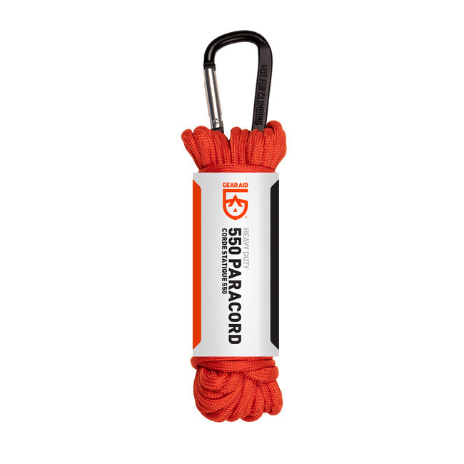 GearAid Paracord 550' 9 m, πορτοκαλί