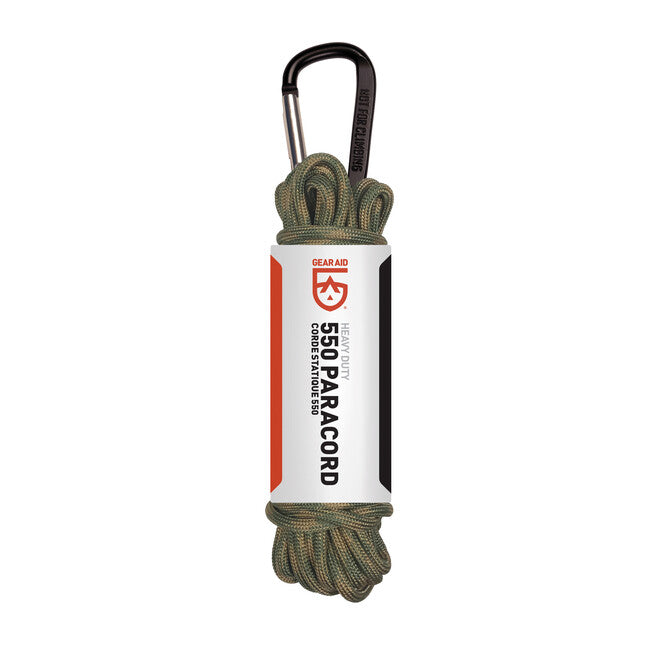 GearAid Paracord 550' 9 m, sage tan