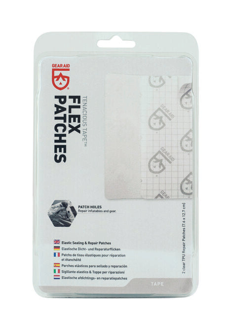 GearAid Tenacious Tape Flex Επίδεσμοι TPU Διάφανοι, 2 τεμάχια.
