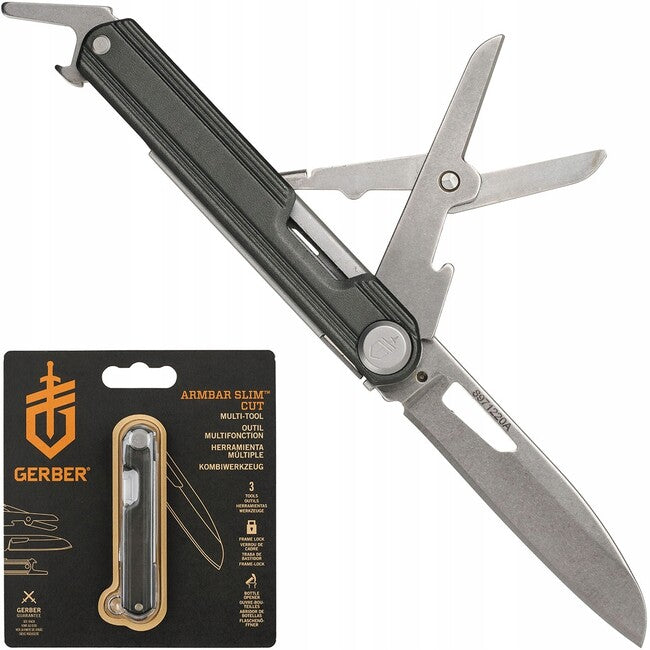 Gerber Onyx Πολυλειτουργικό μαχαίρι 3 εργαλεία, 6,3 cm, μαύρο