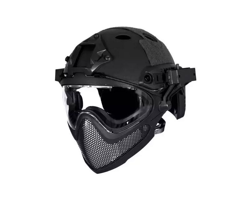 GFC Tactical ASG Fast PJ Piloteer II κράνος, μαύρο