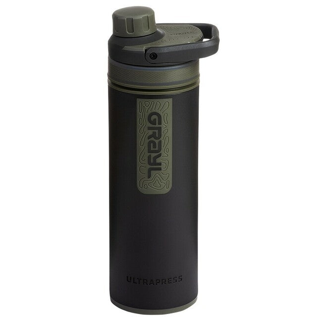 GRAYL UltraPress Φιλτρέ Μπουκάλι 500 ml, Μαύρο-Πράσινο