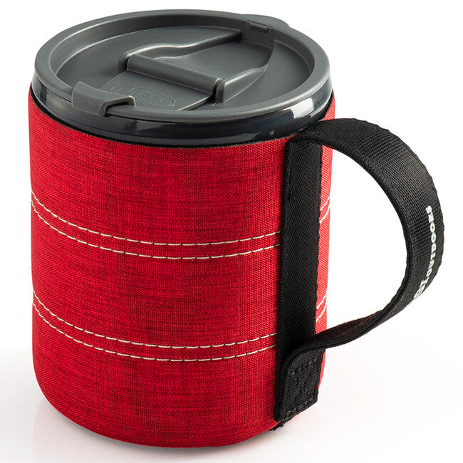 GSI Outdoors Infinity Backpacker Mug κούπα παιδική με καλαμάκι 550 ml, κόκκινο