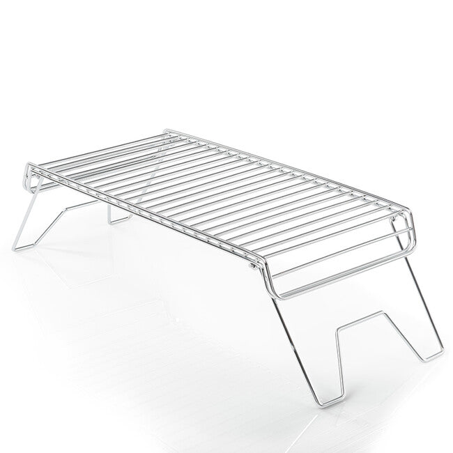 GSI Outdoors Σχάρα Ψησίματος Πτυσσόμενη από Ανοξείδωτο Χάλυβα για Ανοικτή Φωτιά