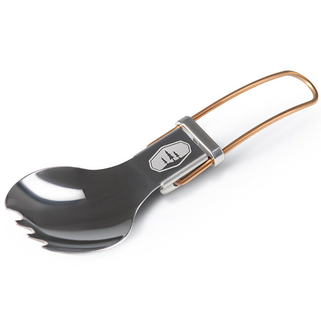 GSI Outdoors Glacier Folding Spork πτυσσόμενο κουτάλι-πιρούνι, πορτοκαλί