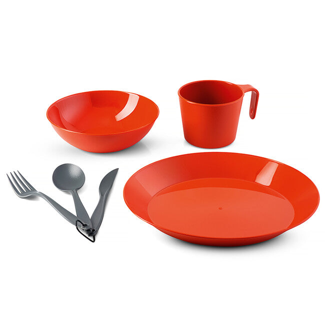 GSI Outdoors Cascadian 3 σετ σκεύη μιας θέσης, τεράκοτα