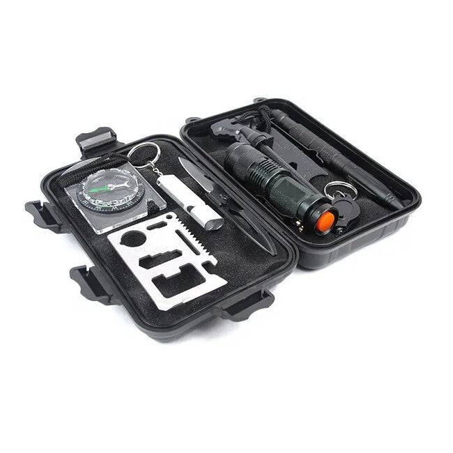 DRAGOWA Tactical Σετ Εξωτερικού Χώρου Επιβίωσης 10 σε 1, Pine, Μικρό