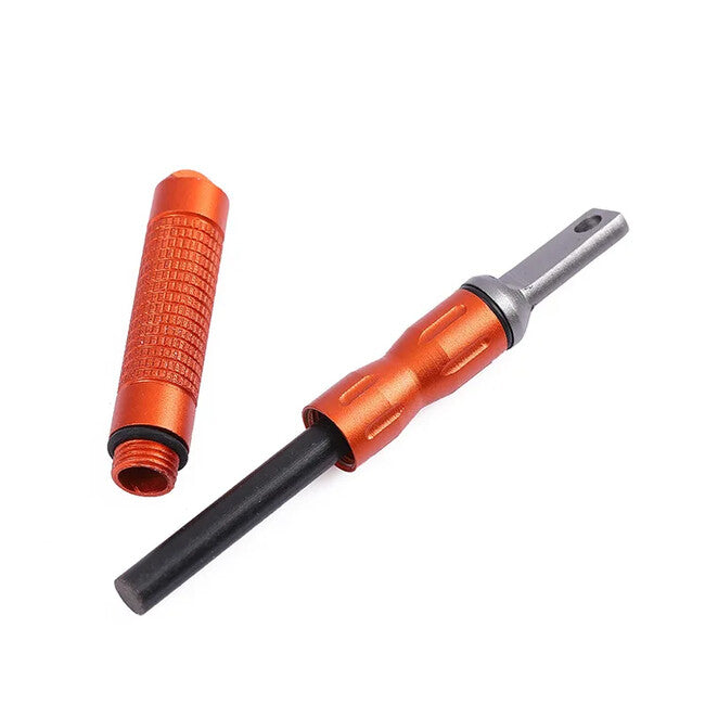 DRAGOWA Tactical Redflame Τσέπης Αδιάβροχο Πυρσέν Μαγνησίου, Πορτοκαλί