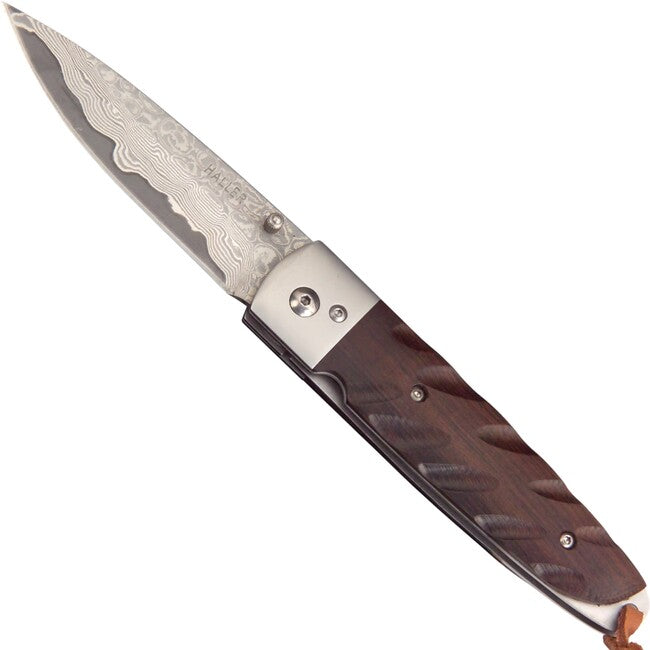 Haller Μαχαίρι Δαμασκηνό με Κλείσιμο, Sandal Wood