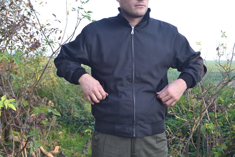 Pro Company Harrington Μπουφάν Αγγλικού Στυλ, μαύρο
