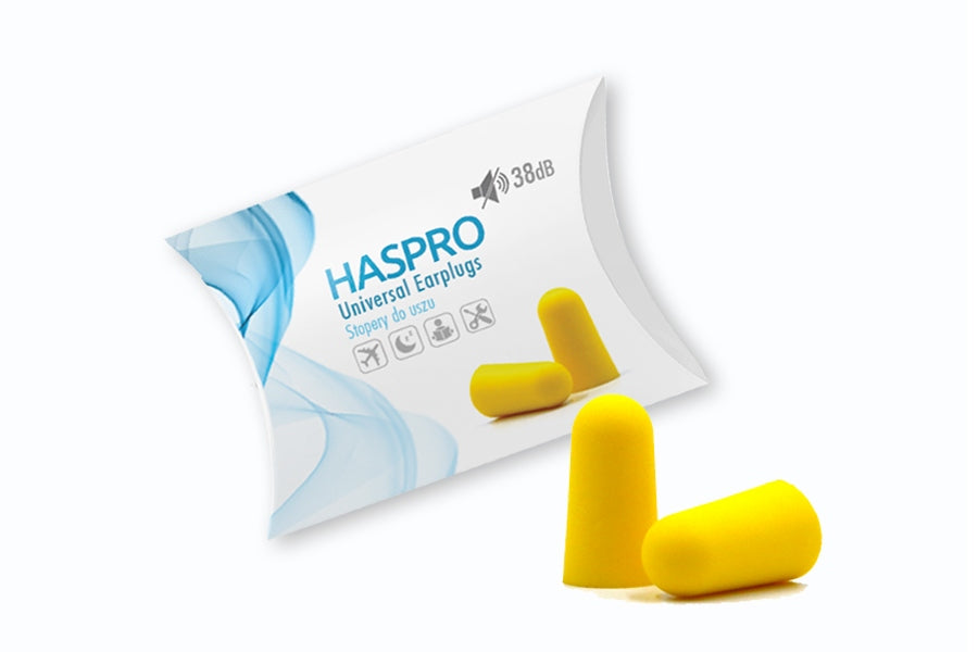HASPRO 1P τάπες αυτιών, κίτρινο