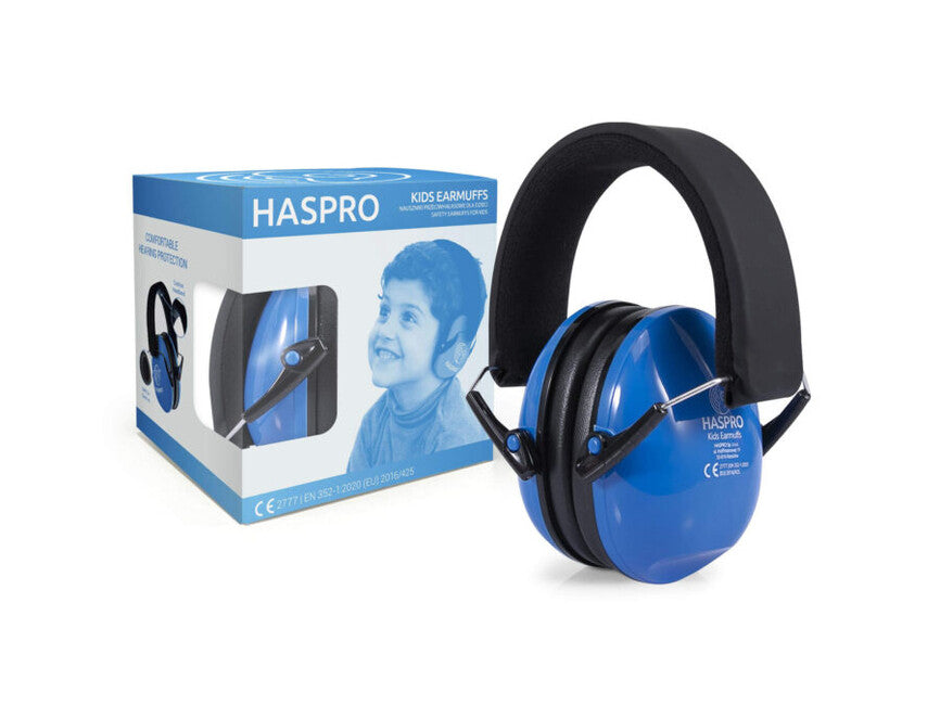 Haspro Kids Earmuffs Προστατευτικές Ακουστικές 4+, Μπλε