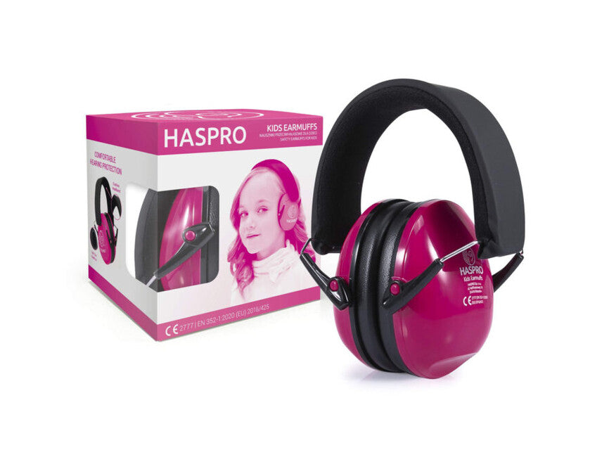 Haspro Kids Earmuffs Προστατευτικά Ακουστικά 4+, Ροζ