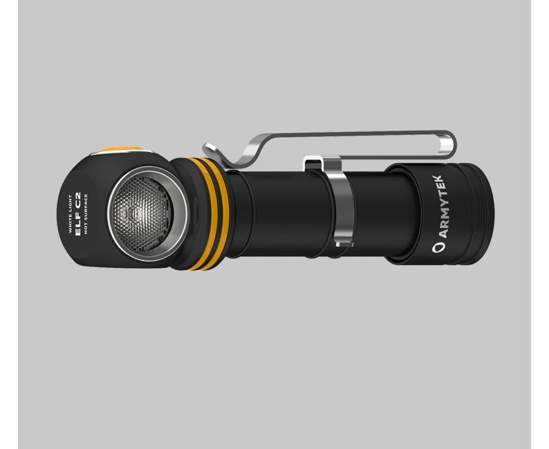 Armytek Elf C2 Micro USB Headlamp, Warm White, Battery Powered, 1023 lm