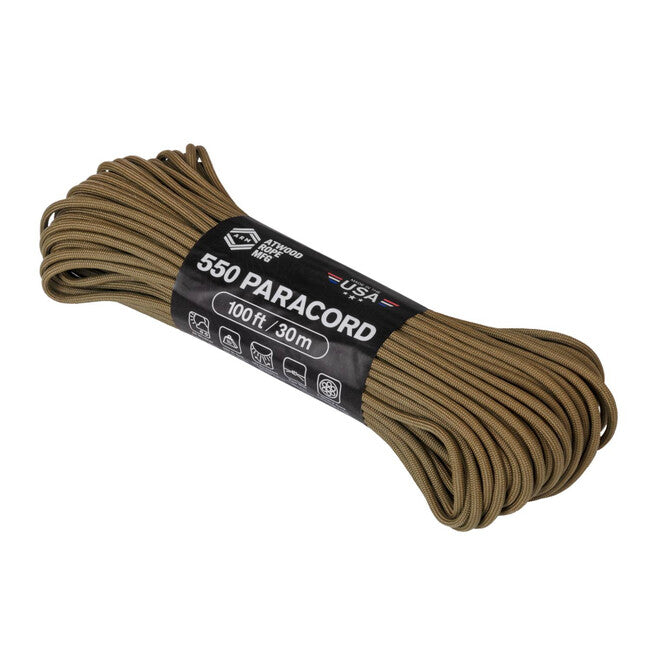 Helikon-Tex 550 Paracord, Coyote (100 πόδια)