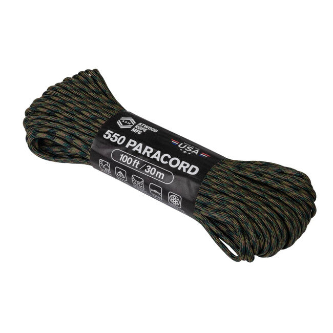 Helikon-Tex 550 Paracord, Woodland (100 πόδια)