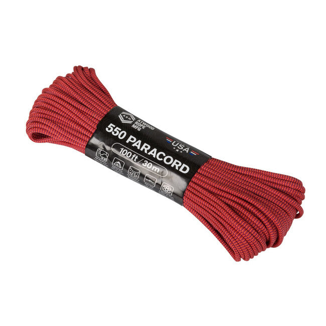 Helikon-Tex 550 Paracord Αλλαγής Χρώματος (100 ποδιών), Blood Moon