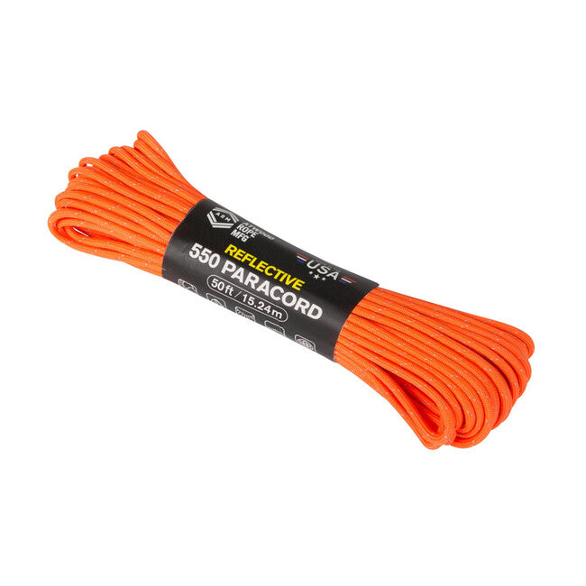 Helikon-Tex 550 Paracord αντανακλαστικό, πορτοκαλί (50ft)
