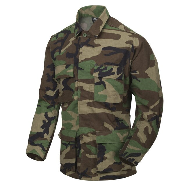 Helikon-Tex Μπλούζα BDU PolyCotton Ripstop, US Woodland