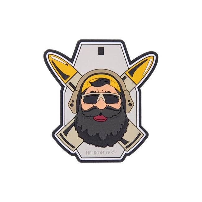 Helikon-Tex "Beardman RANGE" Αυτοκόλλητο PVC, Γκρι