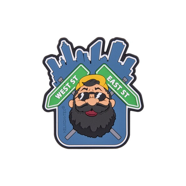 Helikon-Tex "Beardman URBAN" Σήμα PVC, Blue