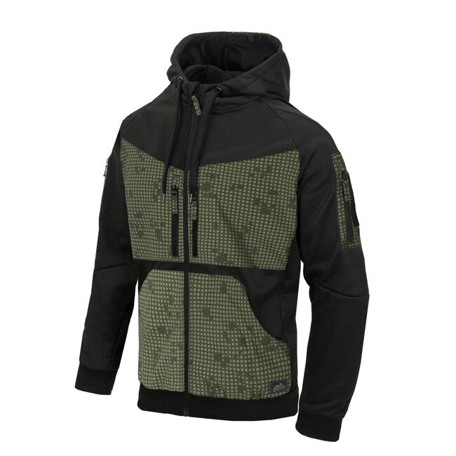 Helikon-Tex ROGUE HOODIE μπουφάν, BLACK/DESERT NIGHT CAMO