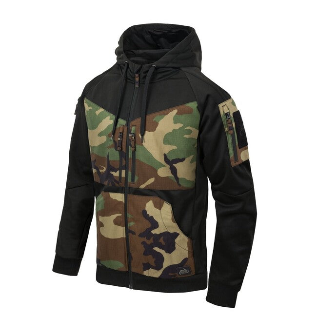 Helikon-Tex ROGUE HOODIE Μπουφάν, Μαύρο/US WOODLAND