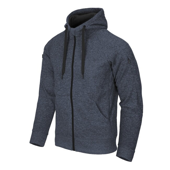 Helikon-Tex Covert Φούτερ Tactical με Κουκούλα (FullZip), Melange Blue