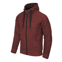 Helikon-Tex Covert Φούτερ Τακτικό με Κουκούλα (FullZip), Melange Red