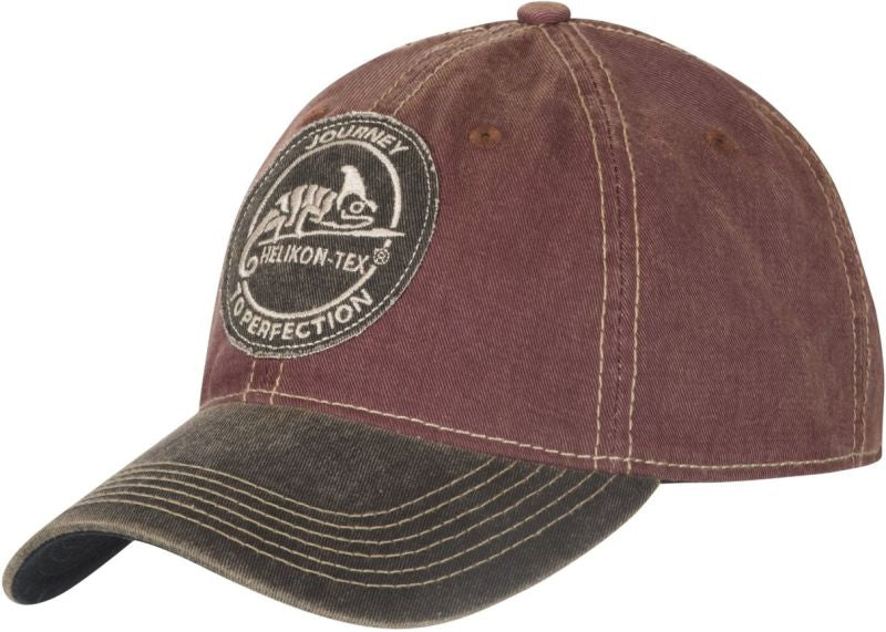 Helikon-Tex Snapback Καπέλο Dirty Washed Cotton, Maroon/Black