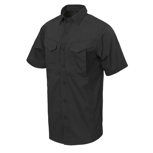 Helikon-Tex DEFENDER Mk2 Πουκάμισο Κοντομάνικο PolyCotton Ripstop, Μαύρο