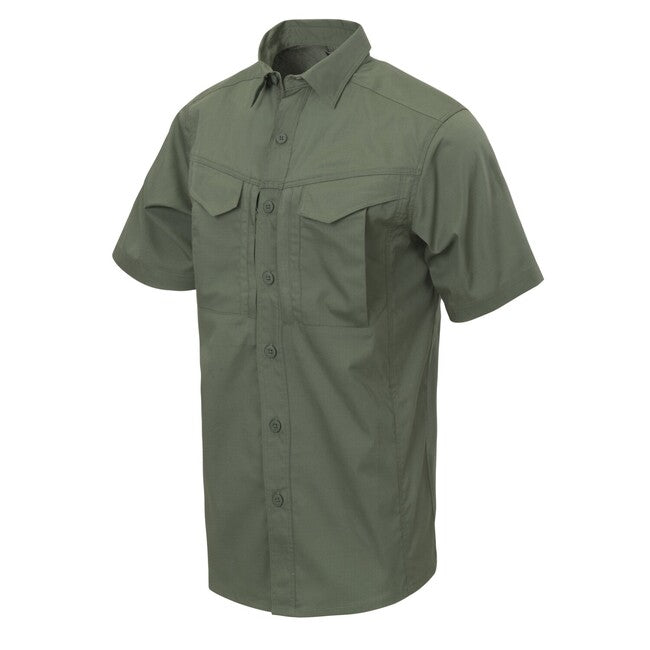 Helikon-Tex DEFENDER Mk2 Πουκάμισο Κοντό Μανίκι PolyCotton Ripstop, Ελιά Πράσινο