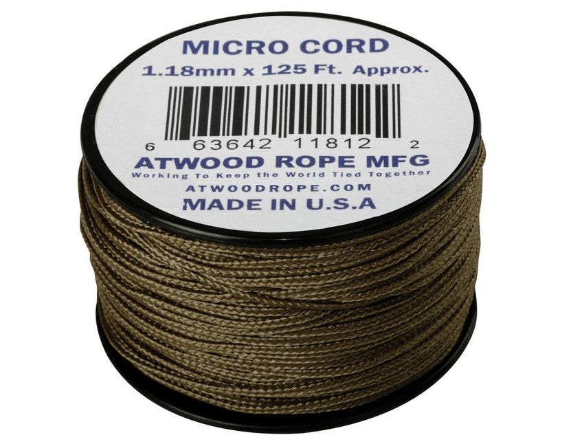 Helikon-Tex Micro Cord Αλεξιπτωτική Κορδέλα 125FT, 37,5 μέτρων, coyote