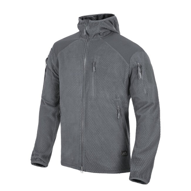 Helikon-Tex ALPHA HOODIE Φούτερ Grid Fleece, Shadow Grey